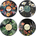 HK Studio Hippie Botanical Wall Art Set - 4x12" Posters for Dorm/Room Decor