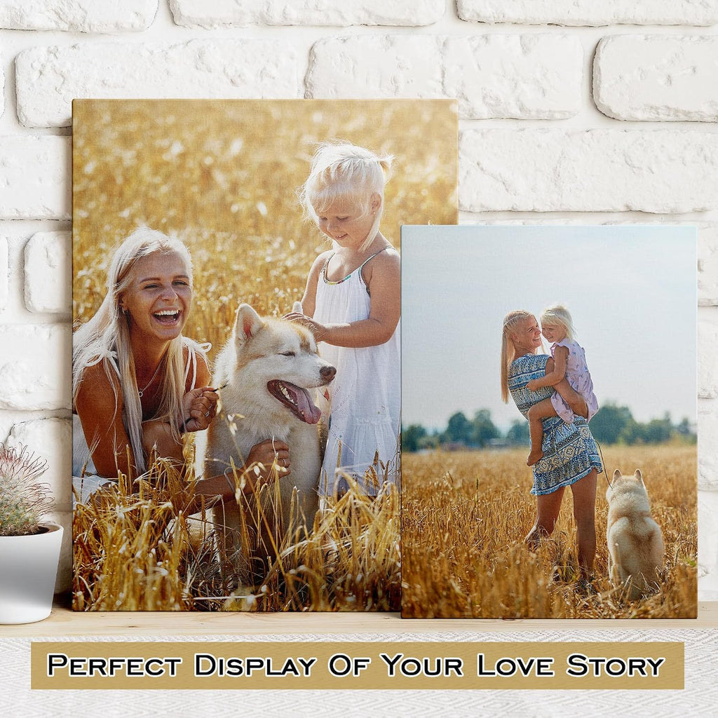 GMissT Custom Photo Canvas Prints - Gallery-Wrapped Wall Art for Home Decor
