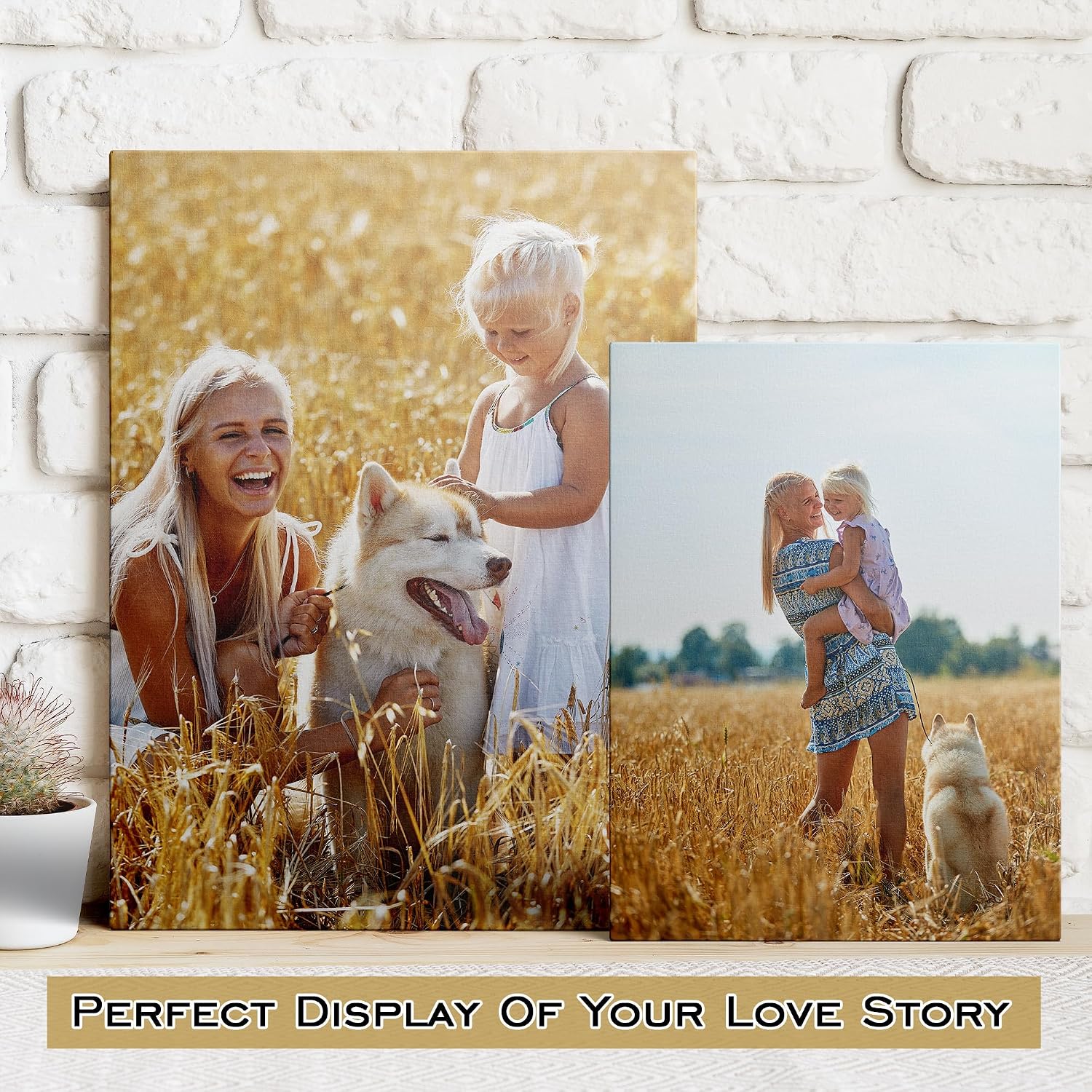 GMissT Custom Photo Canvas Prints - Gallery-Wrapped Wall Art for Home Decor