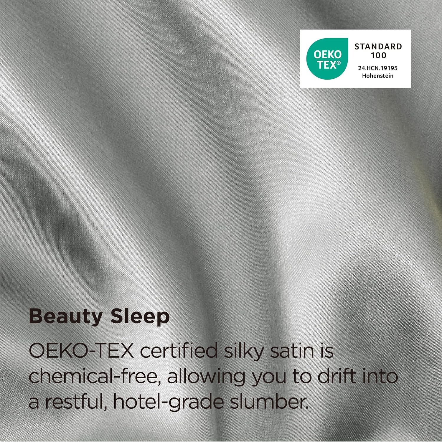 Queen Size Satin Pillowcase Set (2-Pack) - Bedsure: Smooth & Breathable for Hair & Skin